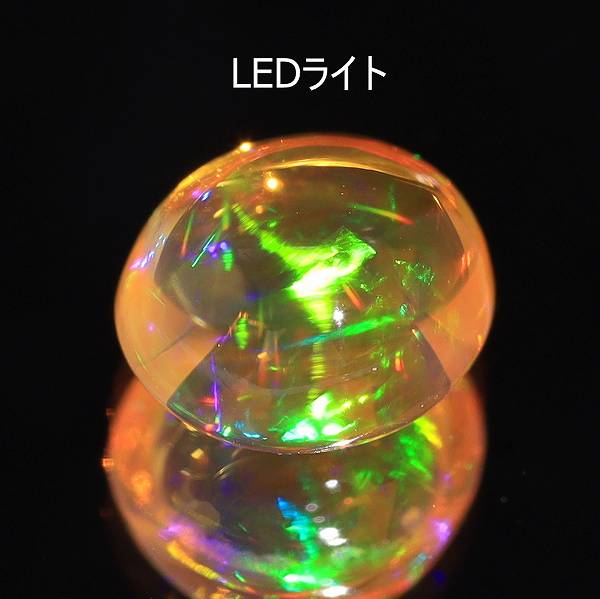 天然オパール 0.74ct 【メキシコ】 美遊色