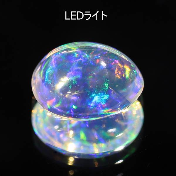 天然オパール 0.60ct 【メキシコ】 美遊色