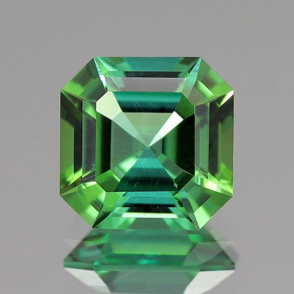 天然トルマリン 0.52ct 【アッシャーカット】 ブラジル・ゴルコンダ 日 