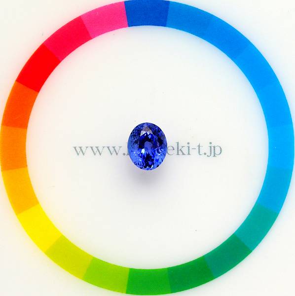 かん GLA：21075】照り良い天然タンザナイト1.64ct ソーティング付きです。