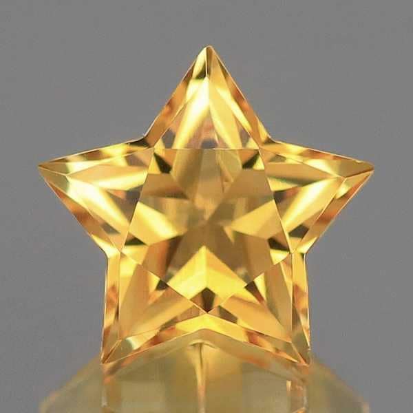 【10個セット】天然シトリン 10mm フラワーカット ルース 10個セット】天然シトリン 10mm フラワーカット ルース