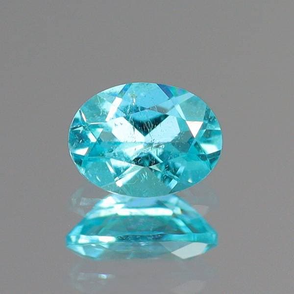 天然パライバトルマリン 0.09ct 【ブラジル】 オーバル