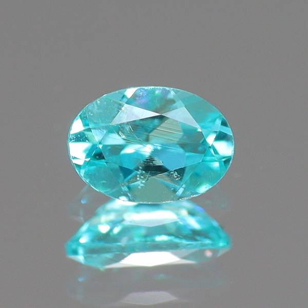天然パライバトルマリン 0.09ct 【ブラジル】 オーバル