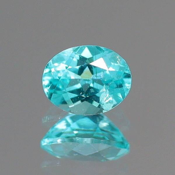 天然パライバトルマリン 0.10ct 【ブラジル】 オーバル