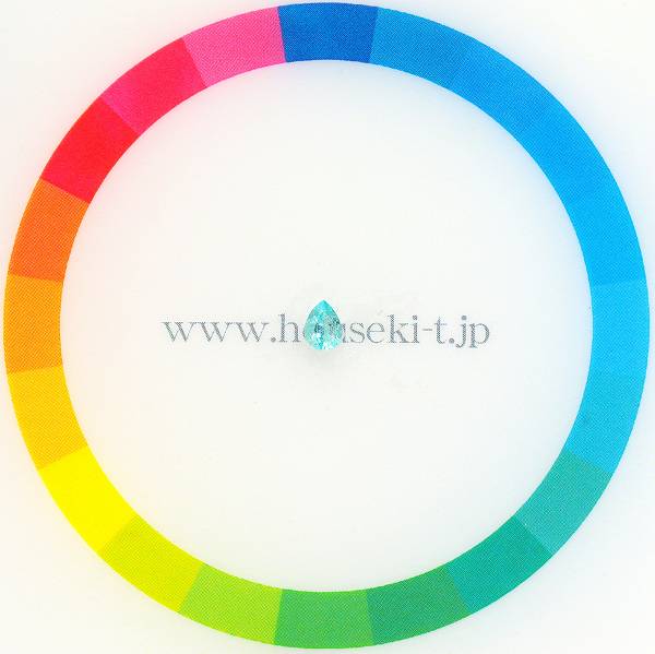 とても可愛いペアシェイプ!★ブラジルバターリャパライバトルマリン★オーダー受付中 パライバトルマリン ペアシェイプ ブラジル産 0.18ct 【240125