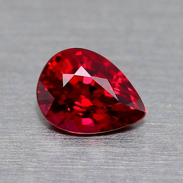 天然ルビー 0.45ｃｔ 【非加熱/ピジョンブラッド】 AIGS鑑別付 ◇コレマ品