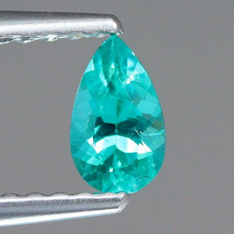 天然パライバトルマリン 0.21ct 【非加熱　ネオン】 ブラジル 鑑別付