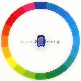 天然ハックマナイト 0.61ct 【ブルー】 アフガニスタン