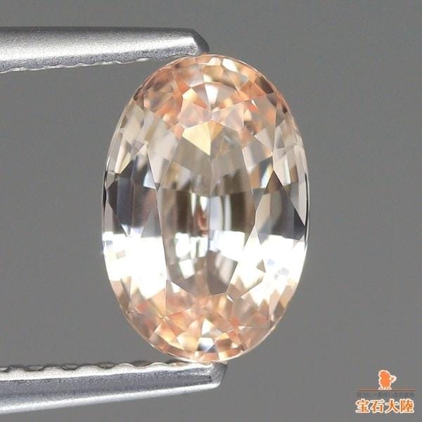 天然サファイア 1.10ct 【煌めくライトピンキッシュオレンジ】 マダガスカル
