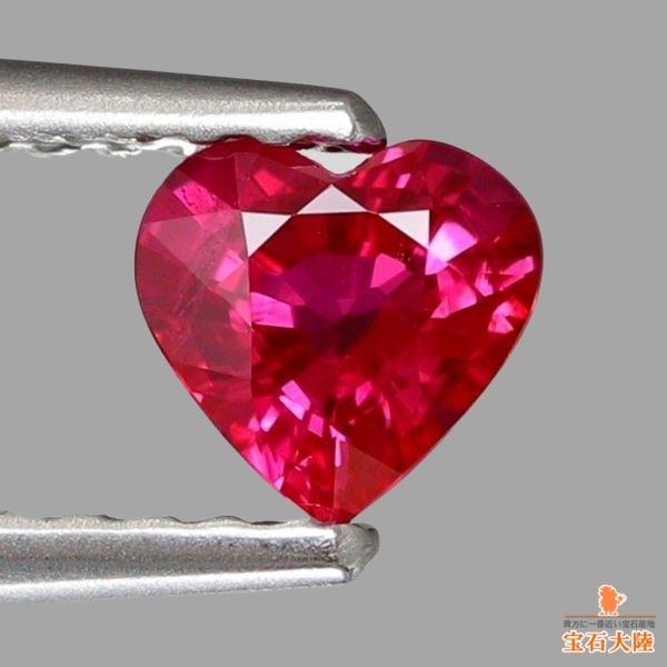天然ルビー 0.44ct 【Pigeon Blood】 ビルマ（ミャンマー） GIA産地鑑別