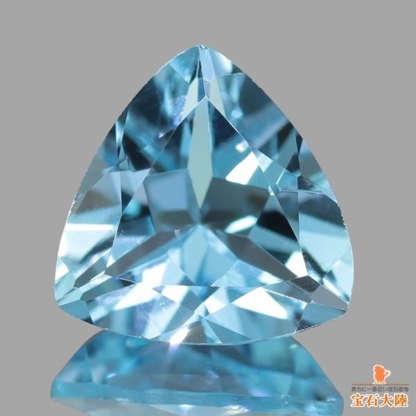 天然アクアマリン 1.32ct 【美しいアクアブルー】 トリリアントカット