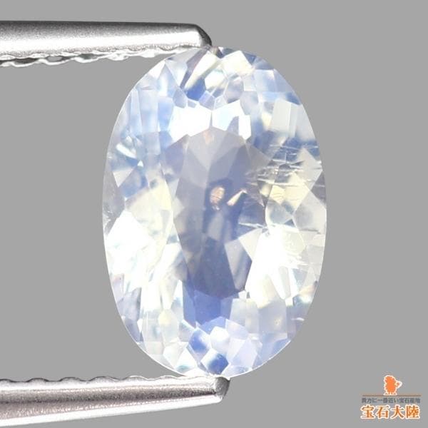天然ムーンストーン 1.04ct 【ブルーシラー】 スリランカ 日独ソ付