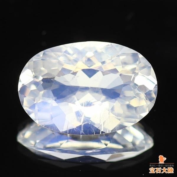 天然ムーンストーン 1.04ct 【ブルーシラー】 スリランカ 日独ソ付