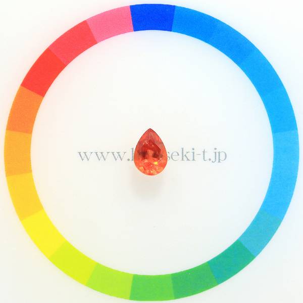 天然ロードクロサイト 1.07ct 【サンセットオレンジ】 南アフリカ