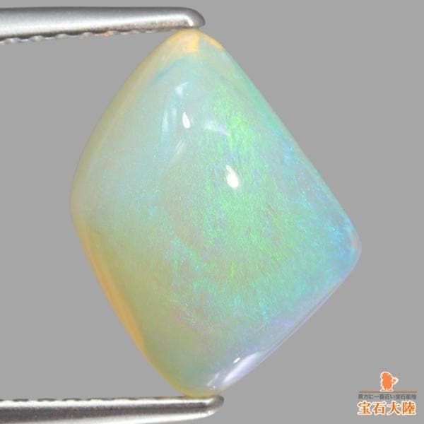 天然オパール 3.21ct 【ミルキーグリーン】 ライトニングリッジ