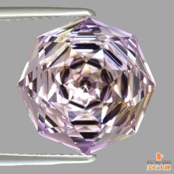 天然アメトリン 5.71ct 【カスタムローズ】　ボリビア 12mm