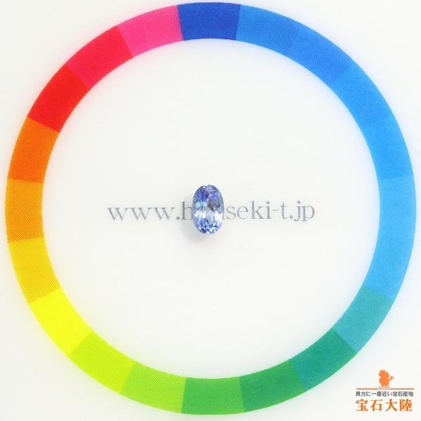 天然ベニトアイト 0.51ct 【煌めくレアストーン】 オーバル