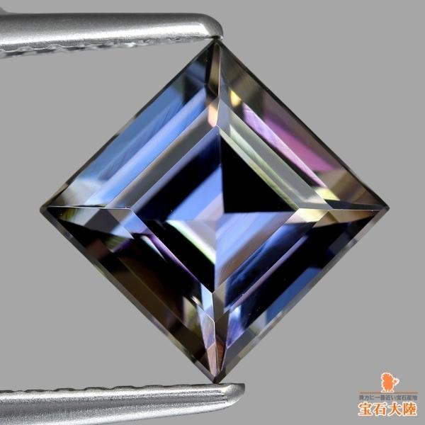 高品質　天然石　タンザナイト　パイライト共生　鉱物標本　原石　ゾイサイト 天然ゾイサイト 2.02ct 【メタリックマルチカラー・NN】 タンザナイト