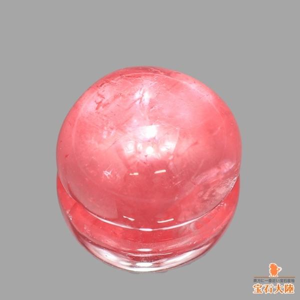 天然ロードクロサイト 1.85ct 【スイートホーム】 ラウンドカボ 