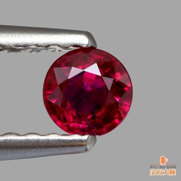 天然ルビー　非加熱 天然ルビー 0.22ct 【Pigeon's Blood】 非加熱 ミャンマー GIA鑑別