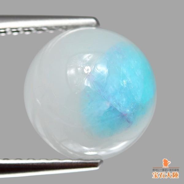 天然トルマリンインクォーツ 3.89ct 【パライバ】 ブラジル