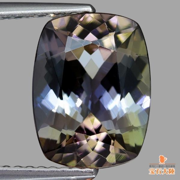 天然ゾイサイト 4.22ct 【タンザナイト・NN】 マルチカラー 美品
