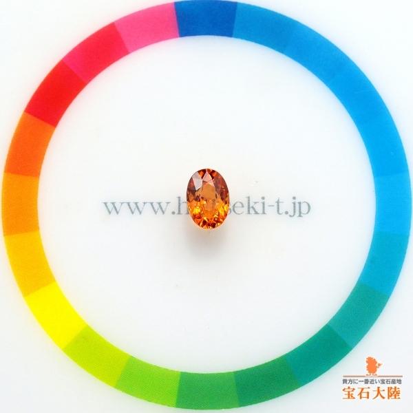 天然スペサルティンガーネット 1.09ct 【ブラウニッシュオレンジ】