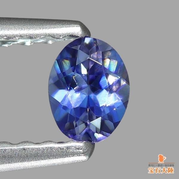 天然ベニトアイト 0.17ct 【煌めくブルー】 オーバル