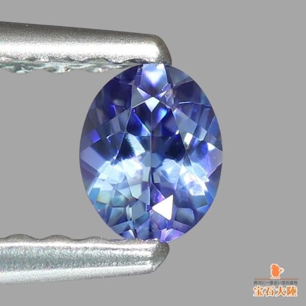 天然ベニトアイト 0.18ct 【煌めくブルー】 オーバル