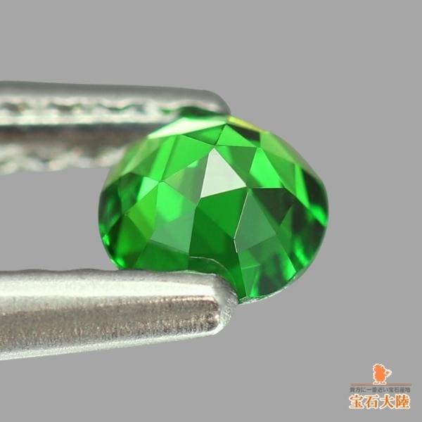 天然ツァボライトガーネット 0.24ct 【ローズカット】 タンザニア