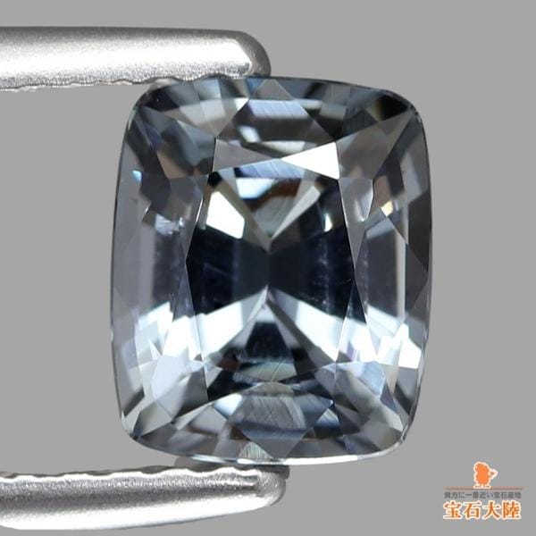 天然スピネル 1.12ct 【プラチナブラック】 輝き