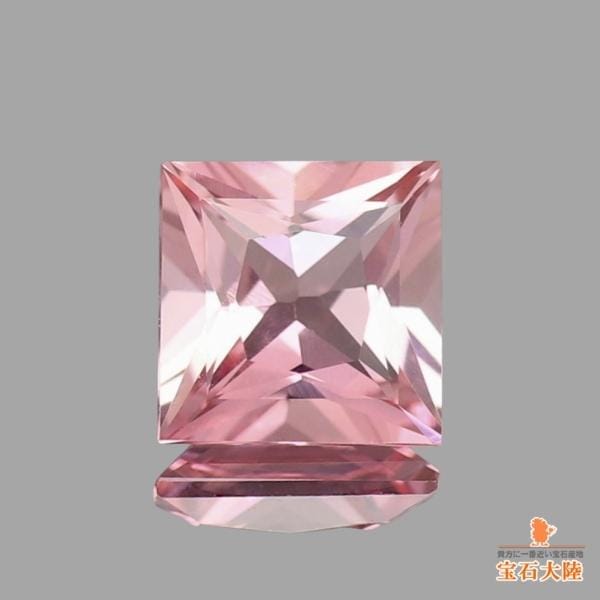 天然トルマリン 0.60ct 【ピンク】 プリンセスカット