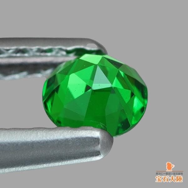 天然ツァボライトガーネット 0.23ct 【ローズカット】 タンザニア