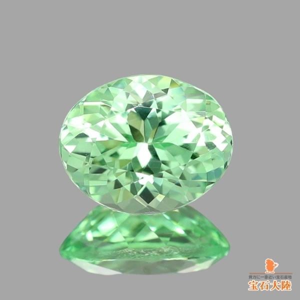 天然ミントガーネット 0.54ct 【メレラニ・UVタイプ】 タンザニア