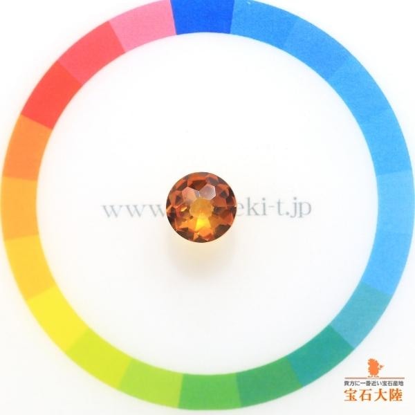 天然シトリン 1.71ct 【ハニカム】 ブラジル