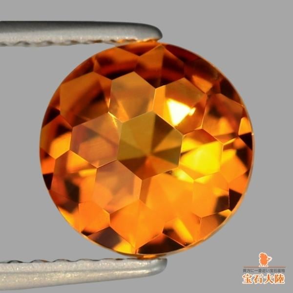 天然シトリン 1.71ct 【ハニカム】 ブラジル