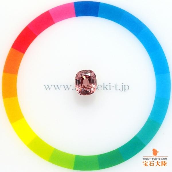 天然ジルコン 2.02ct 【ブラウニッシュピンク】 タンザニア 天然ジルコン 2.02ct 【ブラウニッシュピンク】 タンザニア