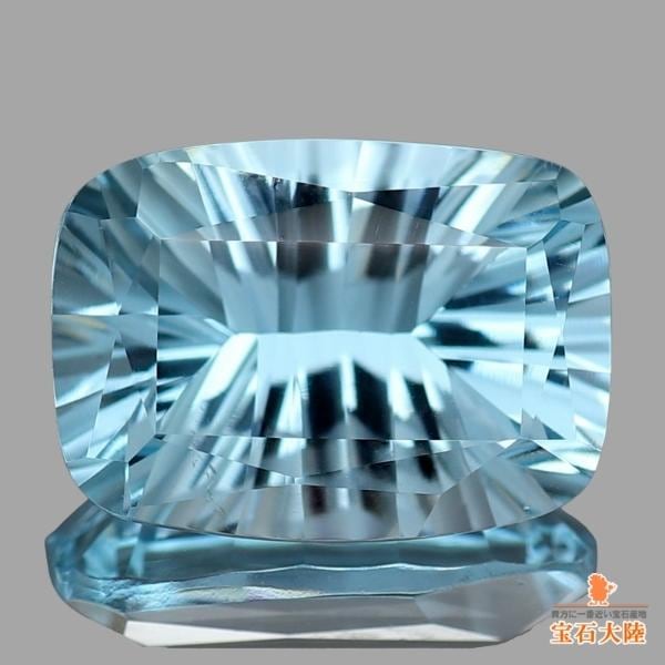 天然トパーズ 7.81ct 【ブルー】コンケーブカット