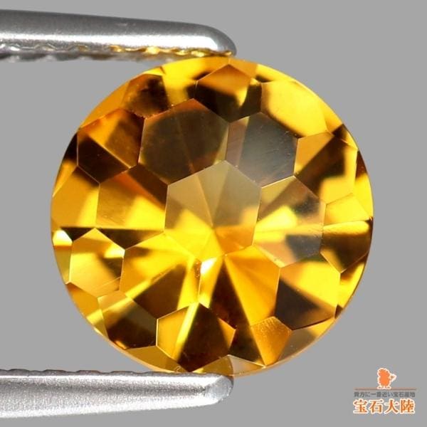 天然シトリン 1.80ct 【ハニカム】 ブラジル