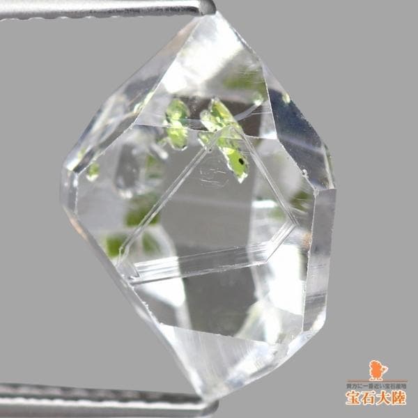 天然オイルインクォーツ 4.28ct 【動く気泡】 ラフ パキスタン