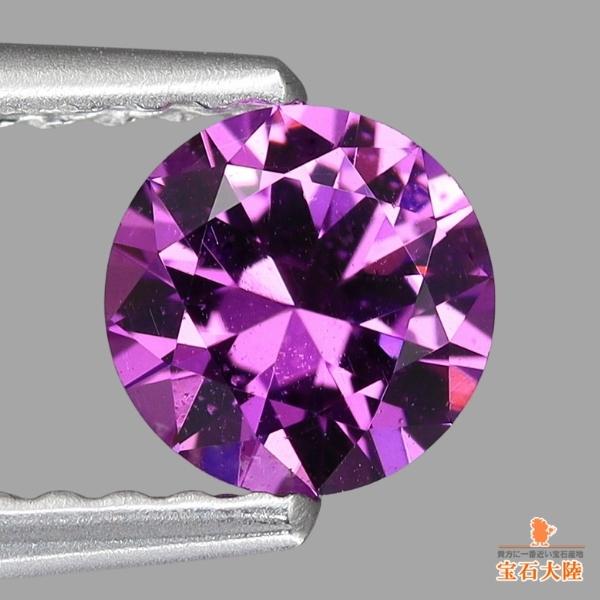 天然ロードライトガーネット 0.58ct 【高貴な紫】 ダイヤカット 特価格安 ロードライトガーネット。VVS。3.58カラット。写真の宝石。新品未使用品です。 各種パーツ