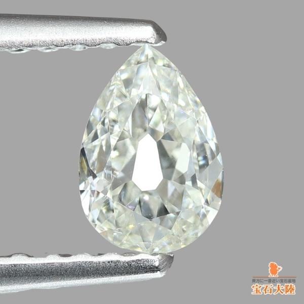 天然ダイヤモンド 0.379ct 【H VS-2 オールドカット】 中宝ソ付