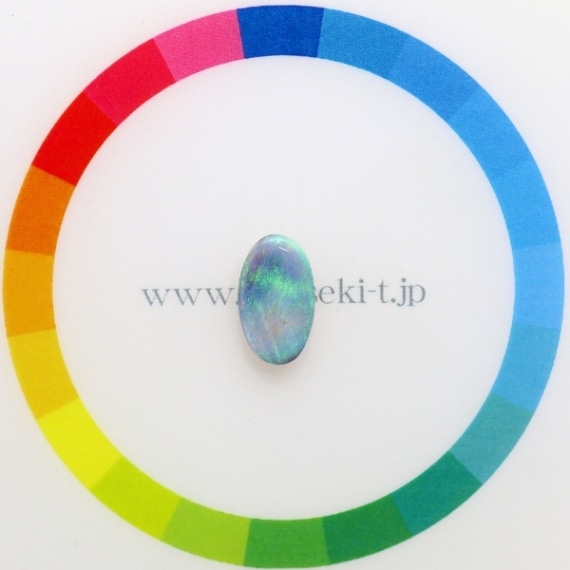 天然ブラックオパール 1.05ct 【グリーン】 ライトニングリッジ