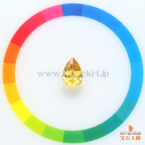 天然インペリアルトパーズ 2.12ct 【華やかなイエロー】 ブラジル