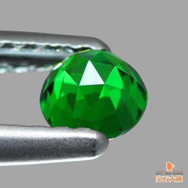 天然ツァボライトガーネット 0.34ct 【ローズカット】 タンザニア