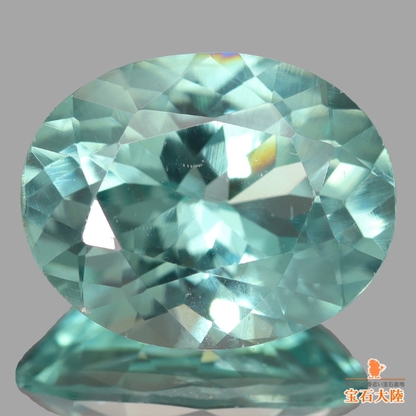 天然カイヤナイト 3.05ct 【涼やかなグリーンブルー】