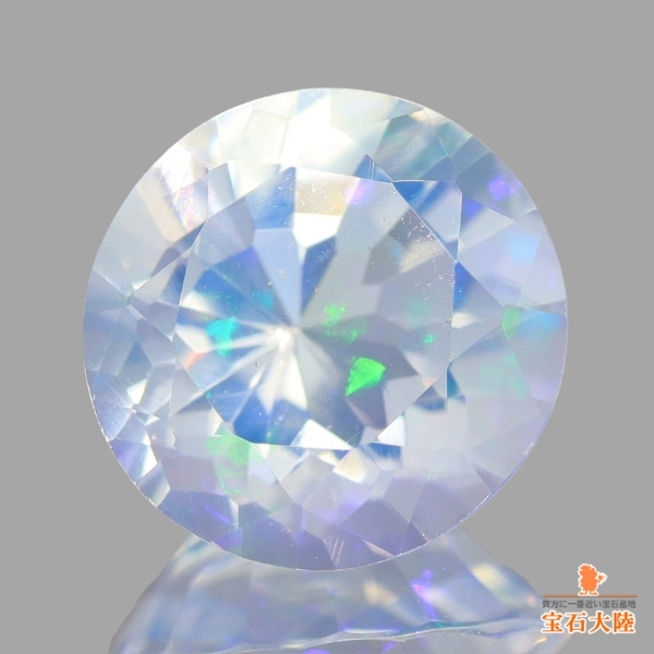 天然ウォーターオパール 1.62ct 【ファセットカット】 メキシコ