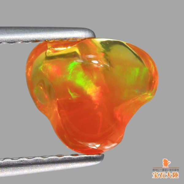 天然オパール 0.92ct 【美遊色】 メキシコ　バロック