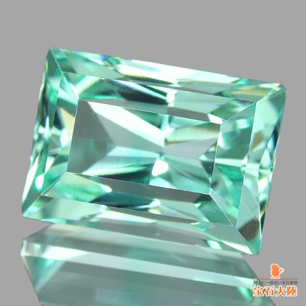 ミントベリル　ナイジェリア産 ミントベリル(宝石名グリーン・ベリル)ブラジル産 0.86ct 識別済
