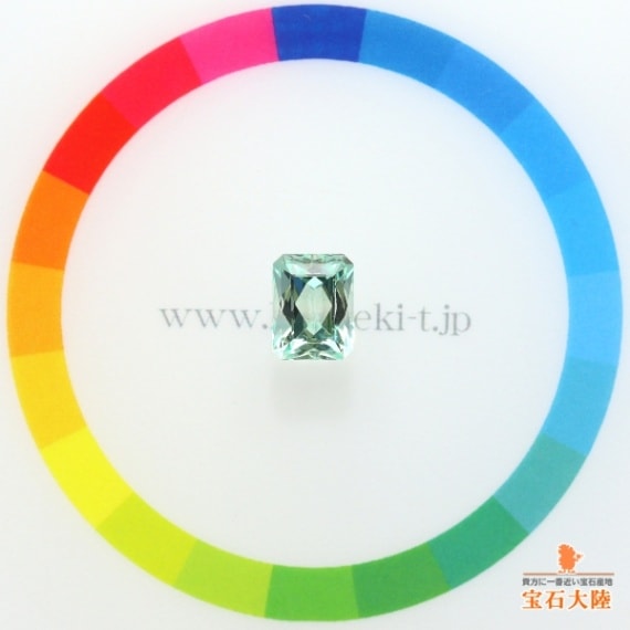 大粒ミントベリル ミントベリル(宝石名グリーン・ベリル)ブラジル産 0.80ct 識別済